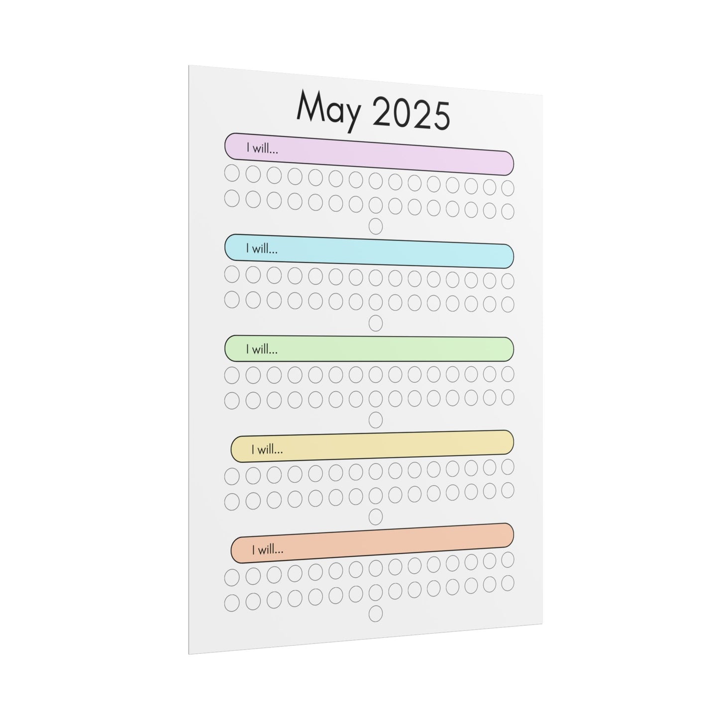 May 2025 "I Will" Poster