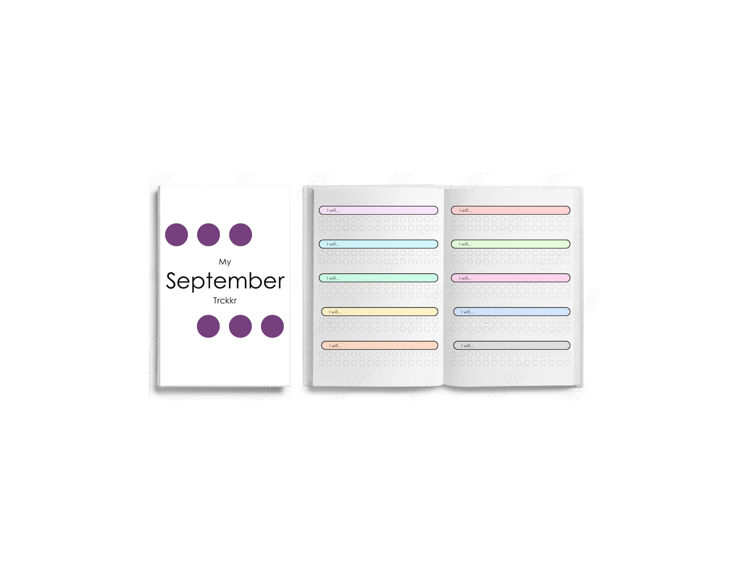 September Habit Trckkr Booklet