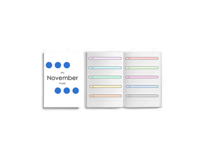 November Habit Trckkr Booklet