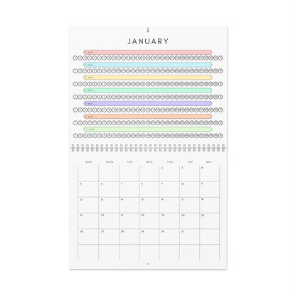 2025 Habit Trckkr Calendar (White)