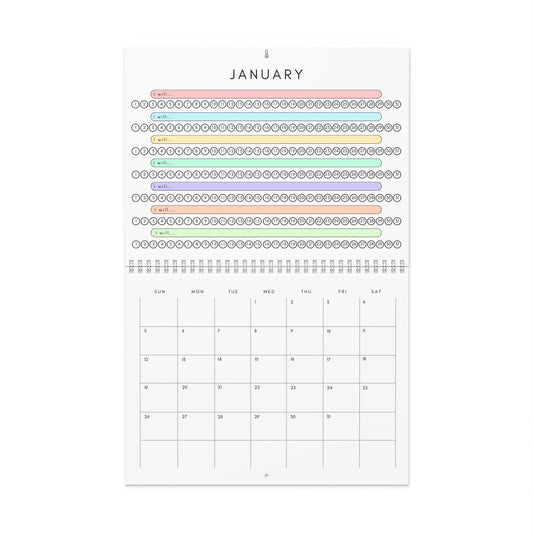 2025 Habit Trckkr Calendar (White)