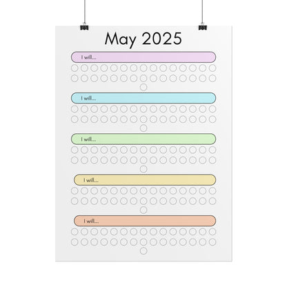 May 2025 "I Will" Poster