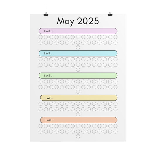 May 2025 "I Will" Poster