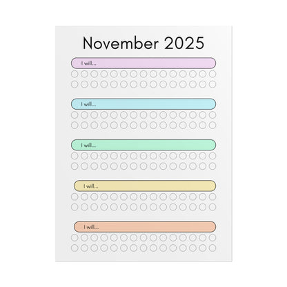 Novmember 2025 "I Will" Poster