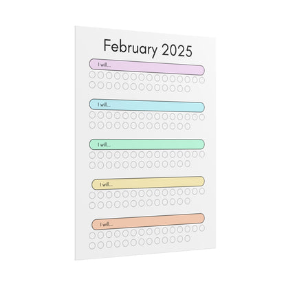 February 2025 "I Will" Poster