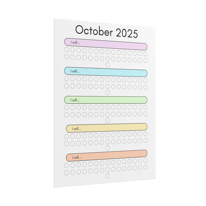 October 2025 "I Will" Poster