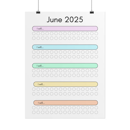 June 2025 "I Will" Poster