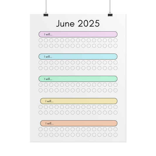June 2025 "I Will" Poster