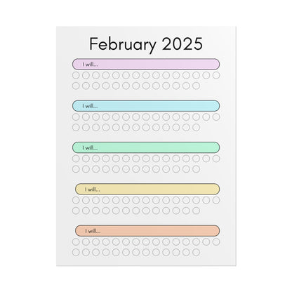 February 2025 "I Will" Poster