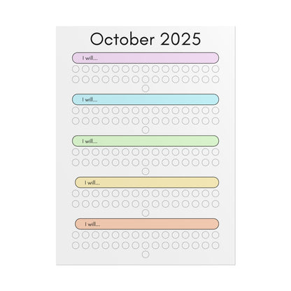 October 2025 "I Will" Poster