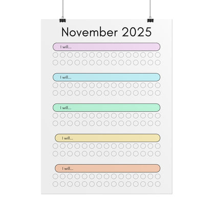 Novmember 2025 "I Will" Poster