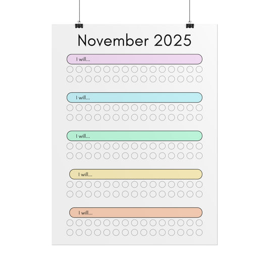 Novmember 2025 "I Will" Poster