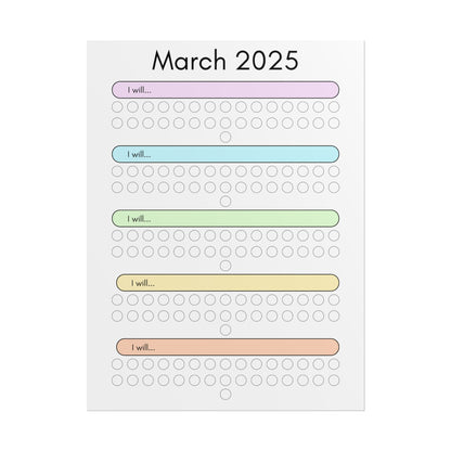 March 2025 "I Will" Poster