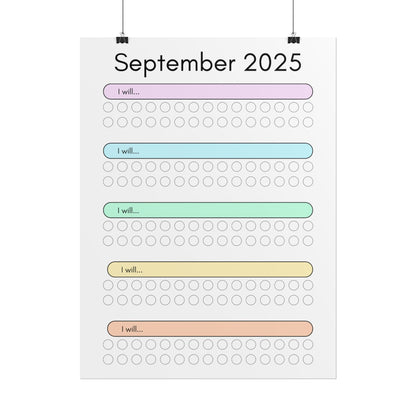 September 2025 "I Will" Poster