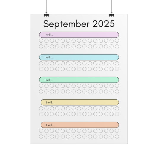 September 2025 "I Will" Poster