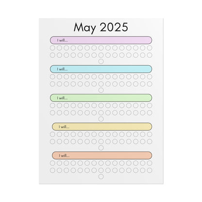 May 2025 "I Will" Poster