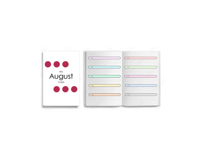 August Habit Trckkr Booklet