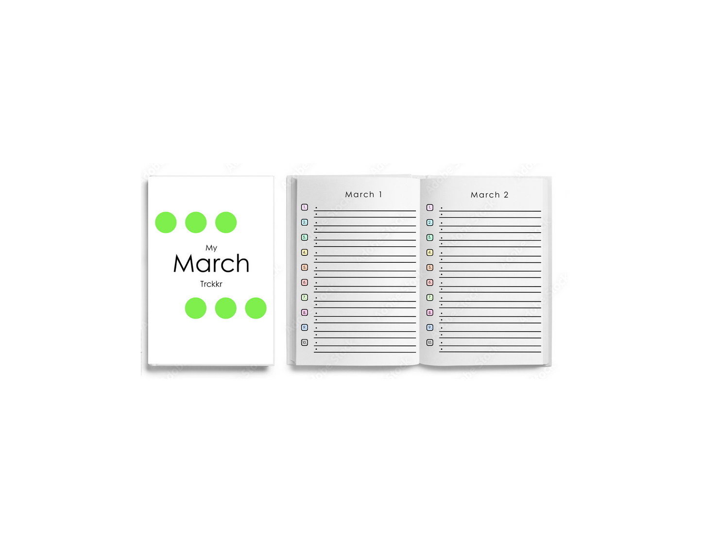 March Habit Trckkr Booklet