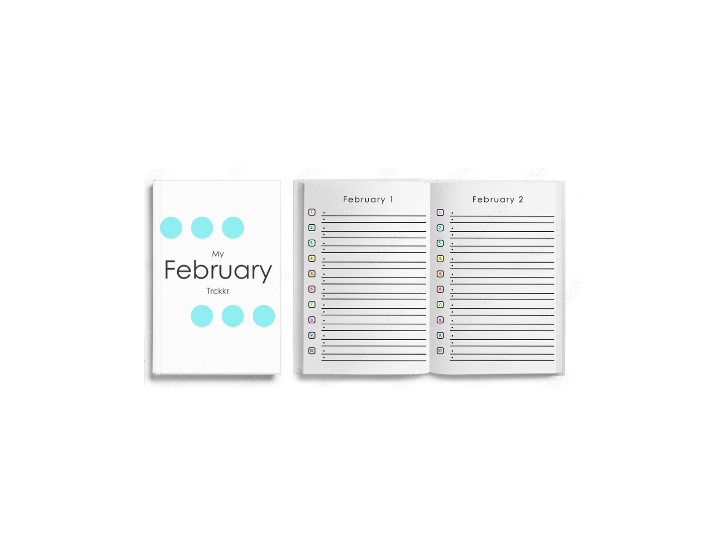 February Habit Trckkr Booklet