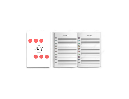 July Habit Trckkr Booklet