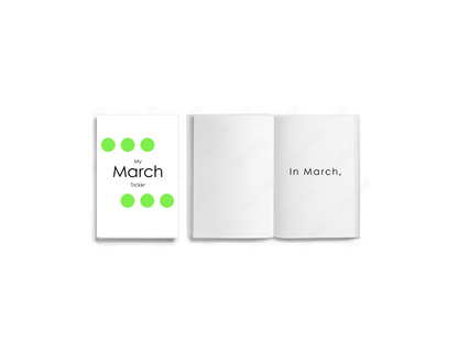 March Habit Trckkr Booklet