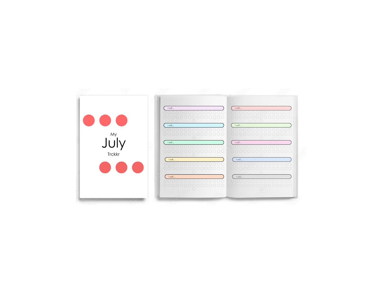 July Habit Trckkr Booklet