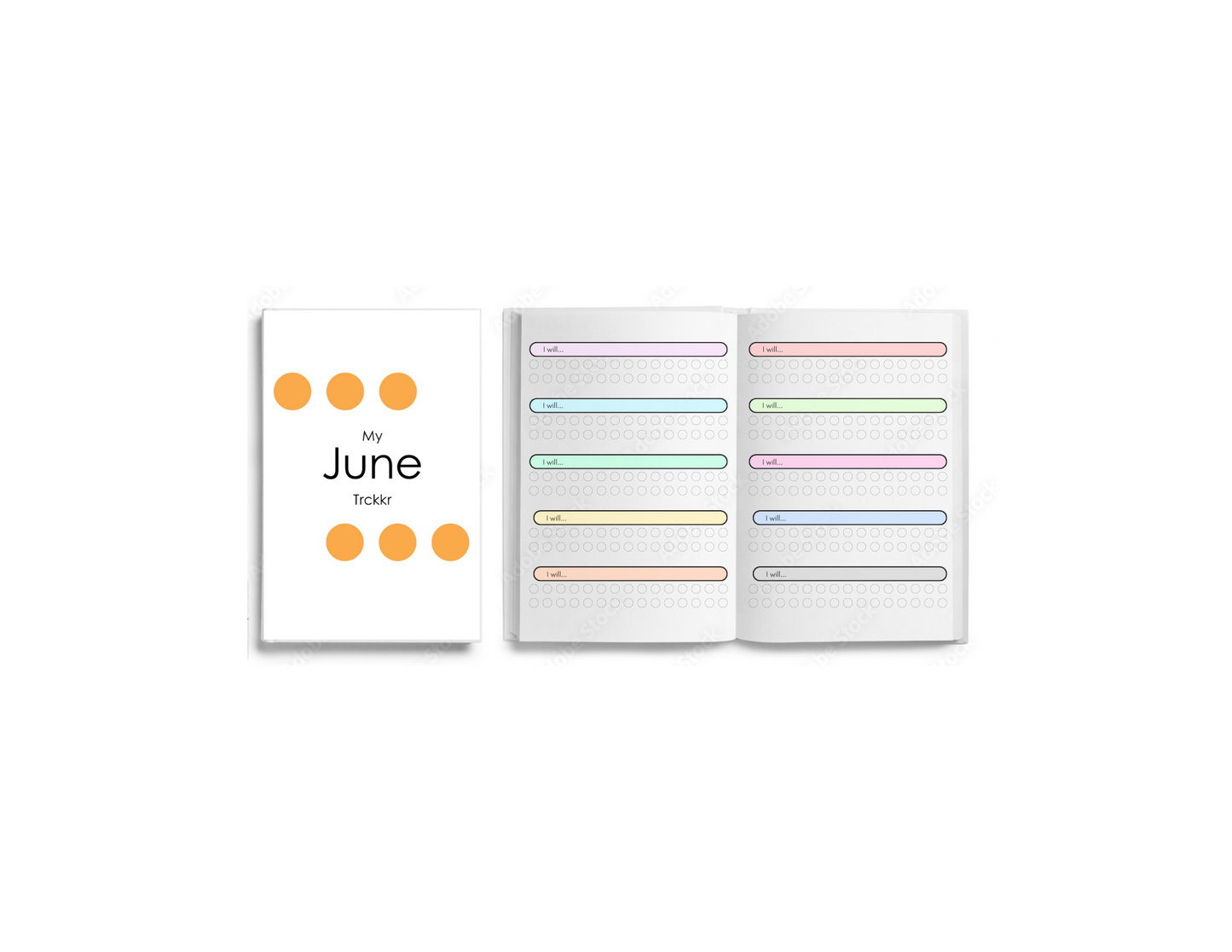 June Habit Trckkr Booklet