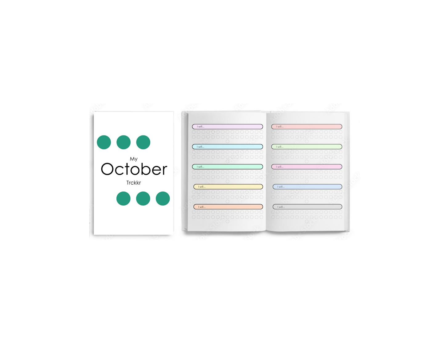 October Habit Trckkr Booklet