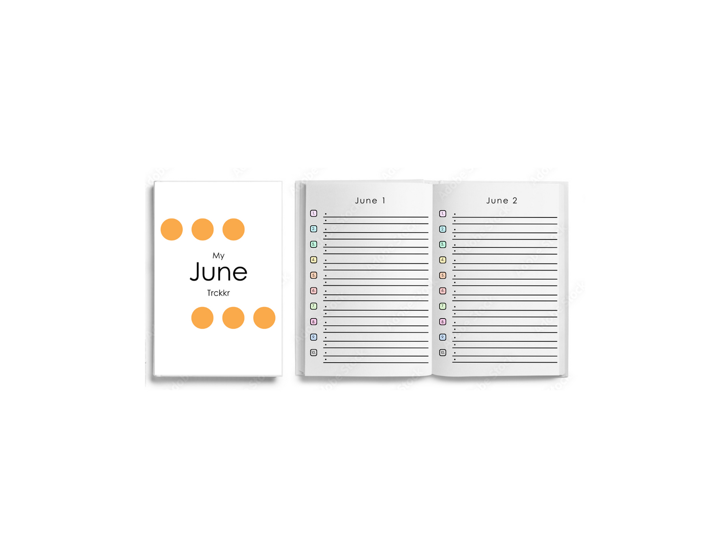 June Habit Trckkr Booklet