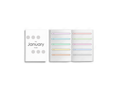 2025 Yearly Habit Tracker Booklet