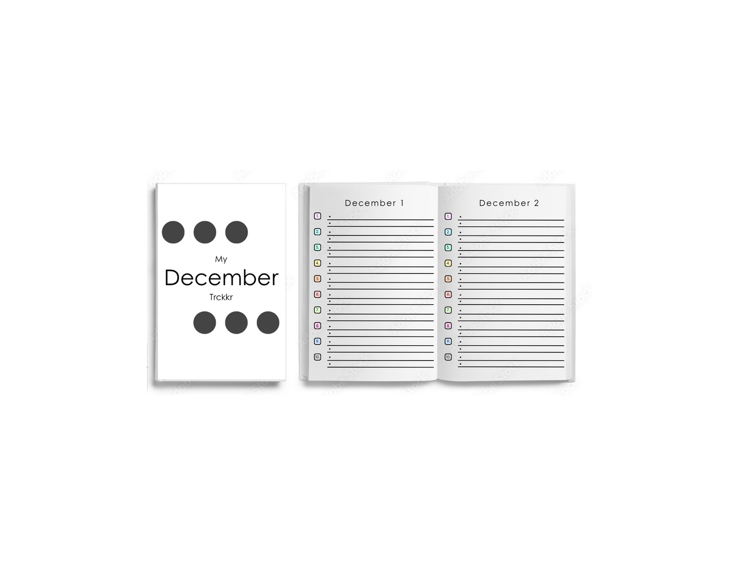 December Habit Trckkr Booklet